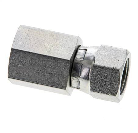 Raccord JIC G1/4'' x UNF 1/2''-20 Femelle Acier 275bar (3863.75psi)