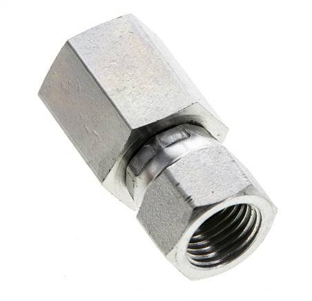 Raccord JIC G1/4'' x UNF 1/2''-20 Femelle Acier 275bar (3863.75psi)
