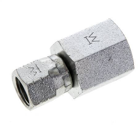 Raccord JIC G1/4'' x UNF 7/16''-20 Femelle Acier 310bar (4355.5psi)