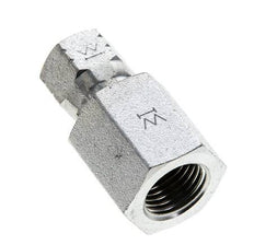 Raccord JIC G1/4'' x UNF 7/16''-20 Femelle Acier 310bar (4355.5psi)