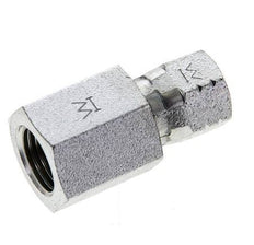 Raccord JIC G1/4'' x UNF 7/16''-20 Femelle Acier 310bar (4355.5psi)