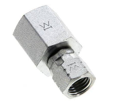 Raccord JIC G1/4'' x UNF 7/16''-20 Femelle Acier 310bar (4355.5psi)