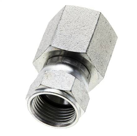 Raccord JIC G1/2'' x UNF 3/4''-16 Femelle Acier 275bar (3863.75psi)