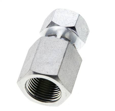 Raccord JIC G3/8'' x UNF 9/16''-18 Femelle Acier 275bar (3863.75psi)