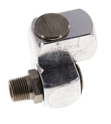 Joint rotatif R3/8'' Femelle x Mâle en Z Laiton nickelé 15bar (210.75psi)