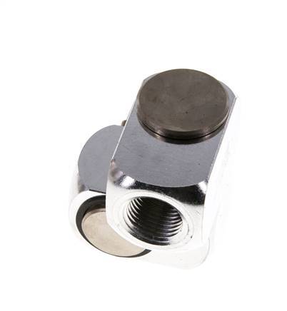 Joint rotatif R1/2'' femelle x mâle en Z Laiton nickelé 15bar (210.75psi)