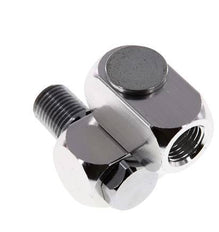 Joint rotatif R1/4'' femelle x mâle en Z Laiton nickelé 15bar (210.75psi)
