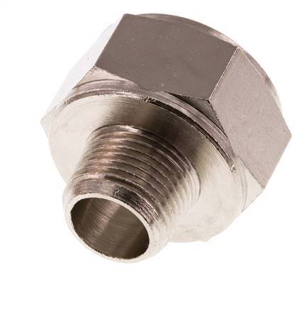 Adaptateur réducteur R3/8'' mâle x Rp3/4'' femelle Laiton nickelé 16bar (224.8psi)