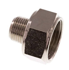 Adaptateur réducteur R3/8'' mâle x Rp3/4'' femelle Laiton nickelé 16bar (224.8psi)