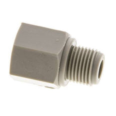 Threaded Extension G1/8'' Male x Female Polypropylene (pp) 10bar (140.5psi) FDA 14mm Hex [2 Pieces]