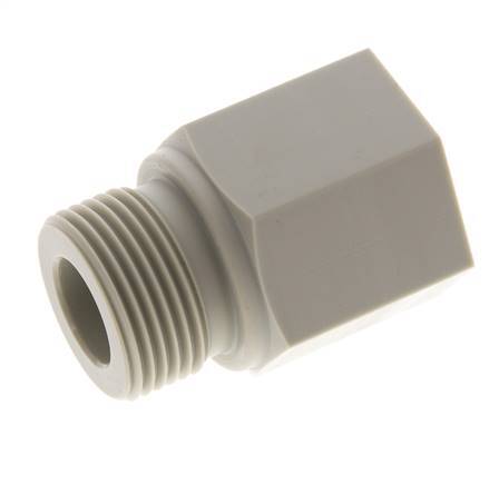 Extension filetée G3/4'' mâle x femelle Polypropylène (pp) 10bar (140.5psi) FDA 32mm Hex