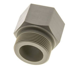 Extension filetée G1 1/2'' mâle x femelle Polypropylène (pp) 10bar (140.5psi) FDA 55mm Hex