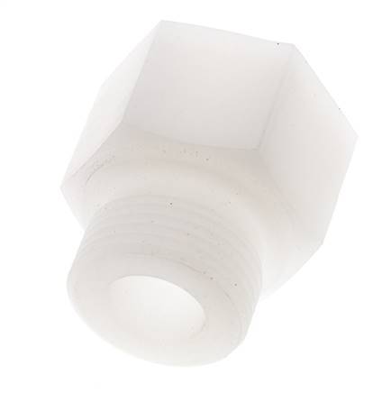 Extension filetée G1'' mâle x femelle PVDF 10bar (140.5psi) FDA 43mm Hex