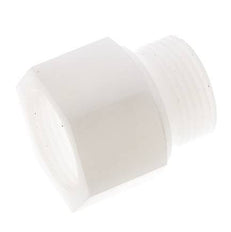 Extension filetée G1'' mâle x femelle PVDF 10bar (140.5psi) FDA 43mm Hex