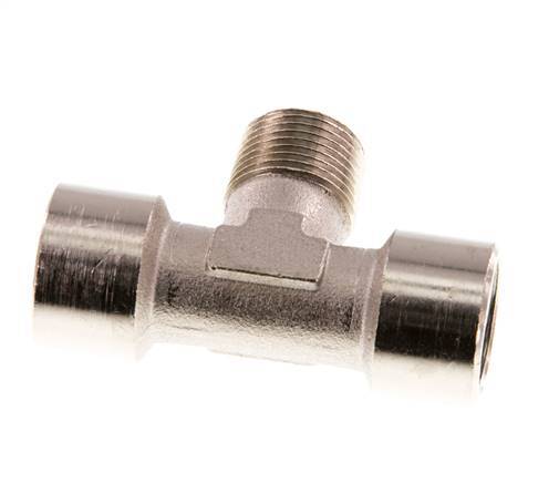 Tee Fitting G3/8'' Female x R3/8'' Male Nickel-plated Brass 16bar (224.8psi)
