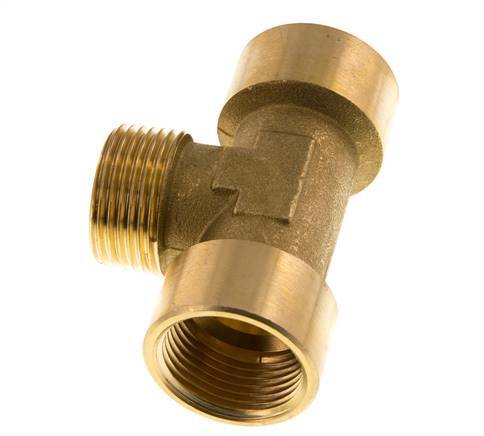 Tee Fitting G1'' Female x R1'' Male Brass 16bar (224.8psi)