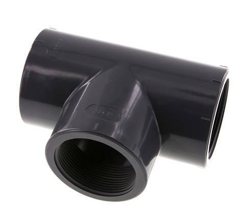 Raccord en T Rp2'' Pvc-u EN 1452-3 16bar (224.8psi)