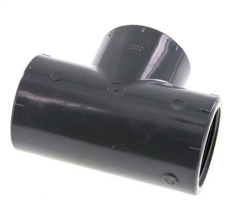 Raccord en T Rp1 1/2'' Pvc-u EN 1452-3 16bar (224.8psi)