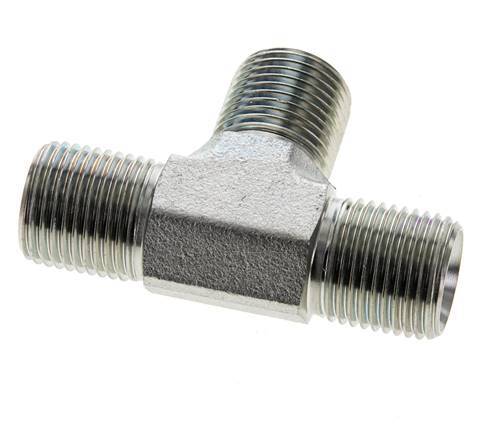 Raccord en T G1/2'' Mâle Acier 350bar (4917.5psi)