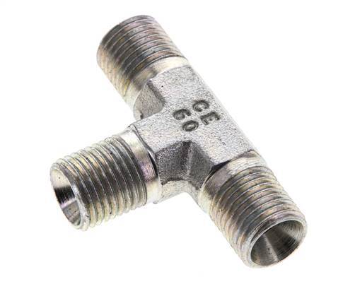 Raccord en T G1/4'' Mâle Acier 350bar (4917.5psi)