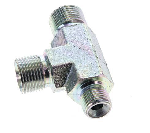 Raccord en T G1/4'' x G3/8'' Mâle Acier 325bar (4566.25psi)