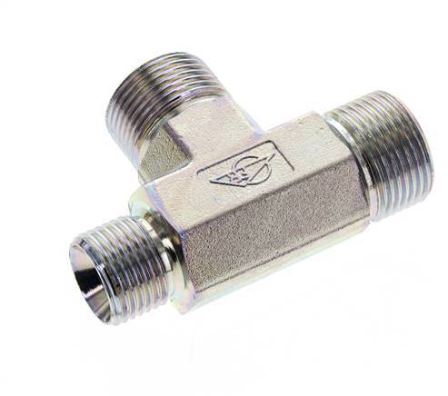 Tee Fitting G1/2'' x G3/4'' Male Steel 325bar (4566.25psi)