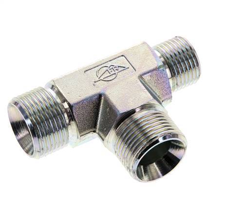 Raccord en T G1/2'' x G3/4'' mâle Acier 325bar (4566.25psi)