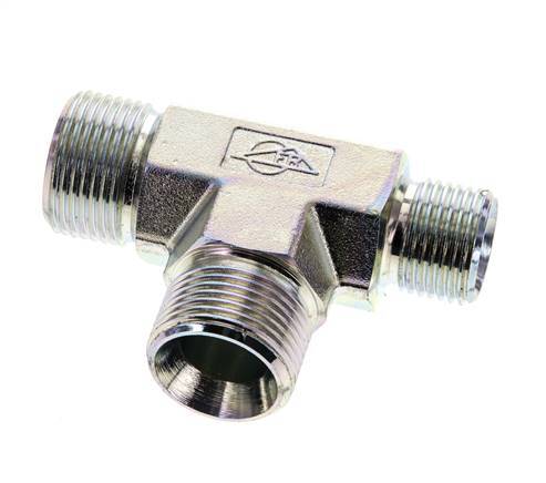 Raccord en T G1/2'' x G3/4'' mâle Acier 325bar (4566.25psi)