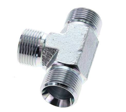 Tee Fitting G1'' Male Steel 225bar (3161.25psi)