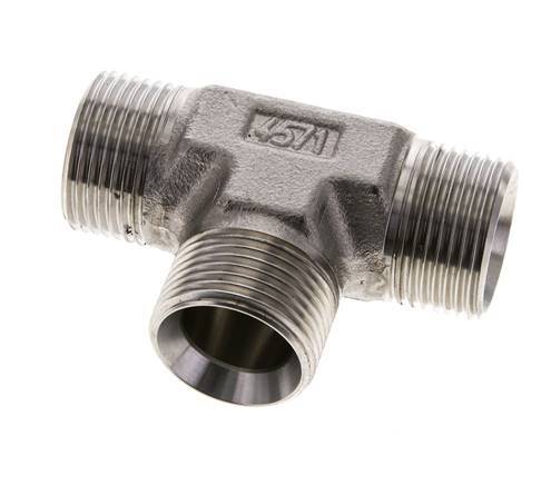 Tee Fitting G1'' Male Stainless Steel 225bar (3161.25psi)