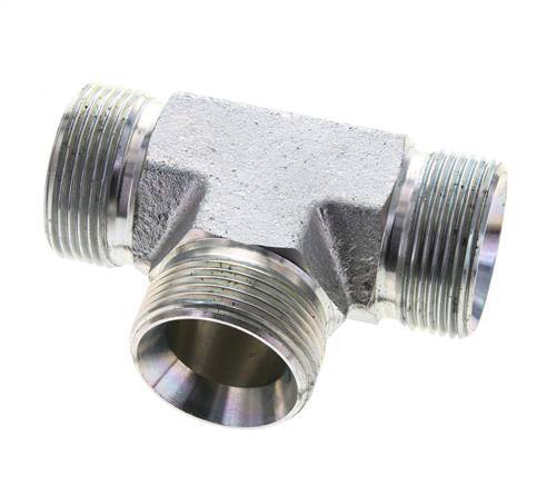 Tee Fitting G1 1/4'' Male Steel 190bar (2669.5psi)