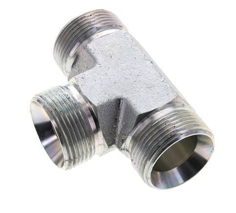 Tee Fitting G1 1/4'' Male Steel 190bar (2669.5psi)