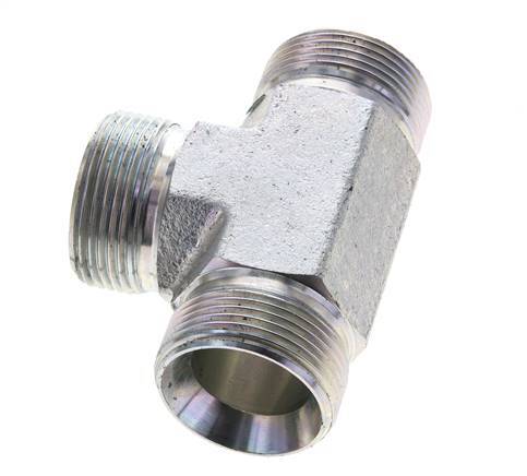 Tee Fitting G1 1/4'' Male Steel 190bar (2669.5psi)