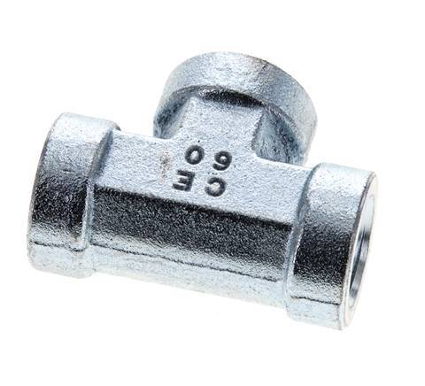 Tee Fitting 3/8'' NPT Female Steel High Pressure 210bar (2950.5psi)