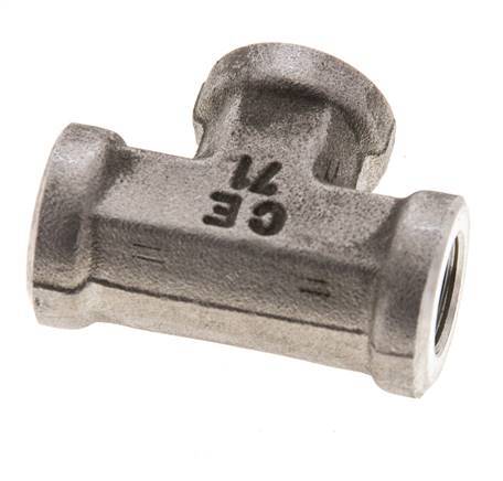 Raccord en T 1/8'' NPT Femelle Acier inoxydable Haute Pression 345bar (4847.25psi)