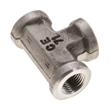 Tee Fitting 1/8'' NPT Female Stainless steel High Pressure 345bar (4847.25psi)
