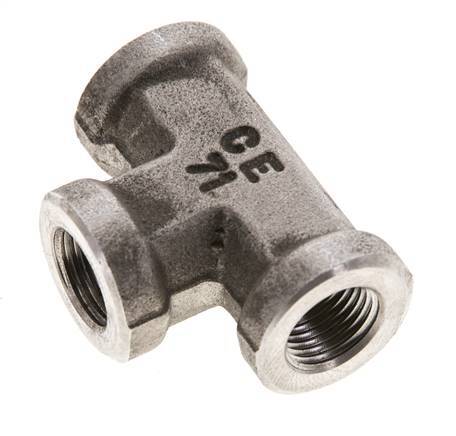 Raccord en T 1/8'' NPT Femelle Acier inoxydable Haute Pression 345bar (4847.25psi)