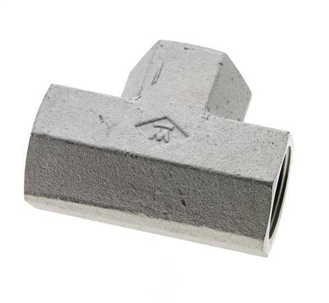 Raccord en T 1'' NPT Femelle Acier Haute Pression 140bar (1967.0psi)