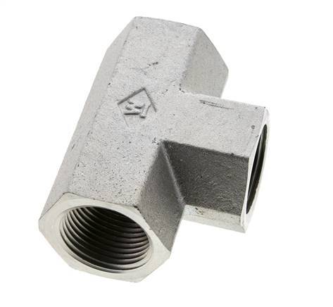 Raccord en T 1'' NPT Femelle Acier Haute Pression 140bar (1967.0psi)