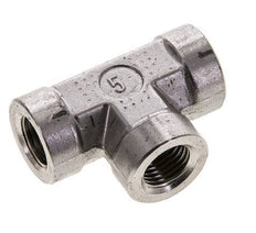 Raccord en T 1/4'' NPT Femelle Acier inoxydable Haute Pression 275bar (3863.75psi)