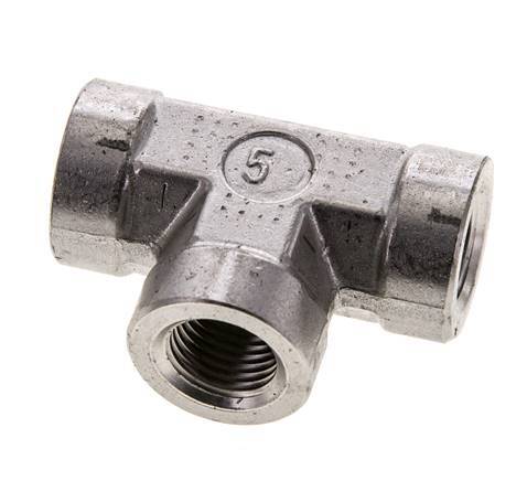 Raccord en T 1/4'' NPT Femelle Acier inoxydable Haute Pression 275bar (3863.75psi)
