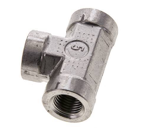 Raccord en T 1/4'' NPT Femelle Acier inoxydable Haute Pression 275bar (3863.75psi)