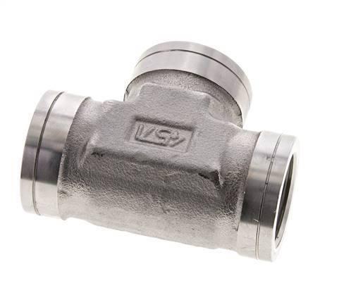 Raccord en T 1'' NPT Femelle Acier inoxydable Haute Pression 140bar (1967.0psi)