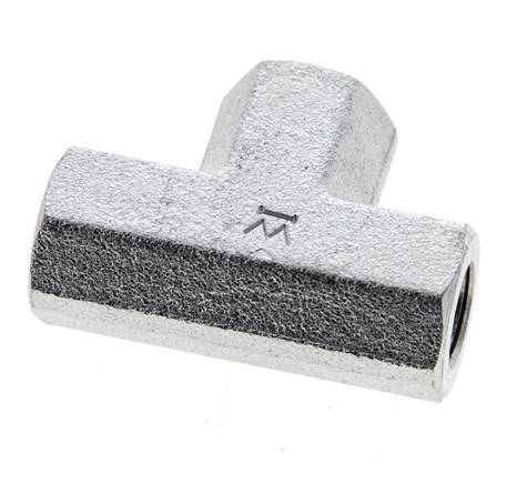 Tee Fitting 1/8'' NPT Female Steel High Pressure 345bar (4847.25psi)