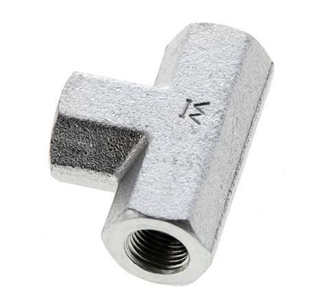 Raccord en T 1/8'' NPT Femelle Acier Haute Pression 345bar (4847.25psi)