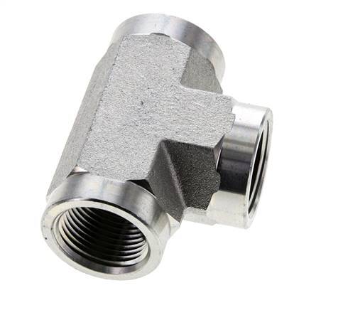 Raccord en T 3/4'' NPT Femelle Acier Haute Pression 170bar (2388.5psi)