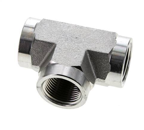 Raccord en T 3/4'' NPT Femelle Acier Haute Pression 170bar (2388.5psi)