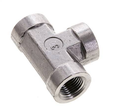 Tee Fitting 3/8'' NPT Female Stainless steel High Pressure 210bar (2950.5psi)