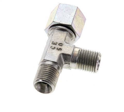 Tee Fitting G1/4'' Male x Female Steel Hydraulic 350bar (4917.5psi)