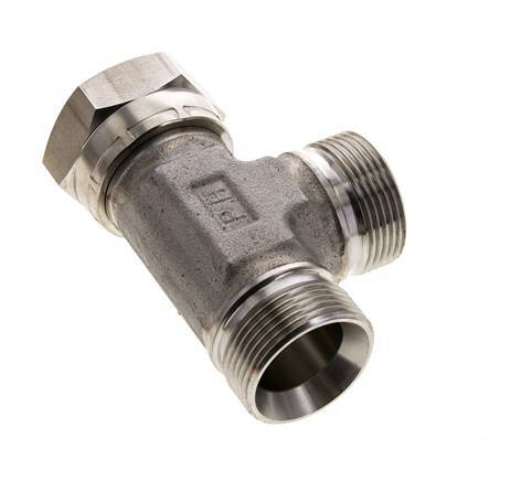Tee Fitting G1 1/4'' Male x Female Stainless steel Hydraulic 190bar (2669.5psi)